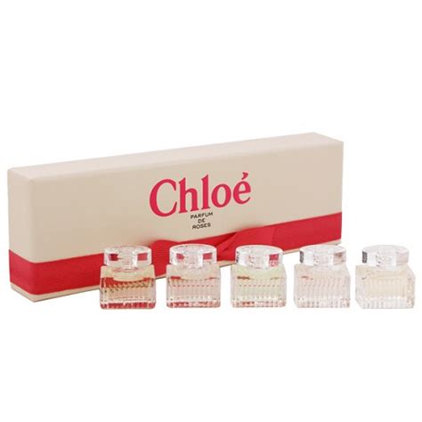 chloe parfum de roses mini gift set|chloe signature perfume gift set.